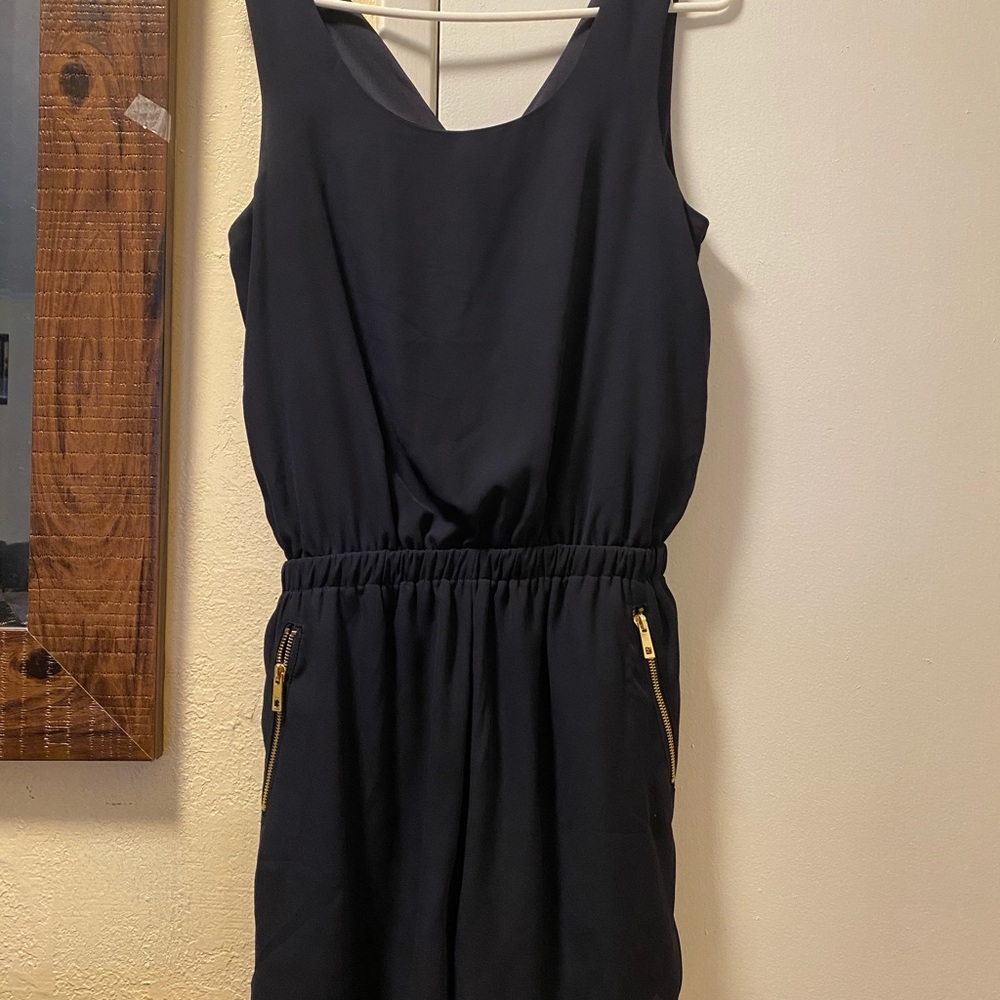 Navy Blue Romper